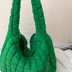 Green Jacket with Zipper